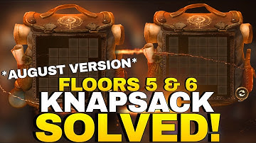 *AUGUST* Knapsack Expedition Puzzle Day 3 (Floors 5 And 6) SOLVED! | Watcher of Realms