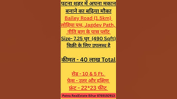 Residential Plot For Sale In Jagdeopath Patna | Plot In Patna | Plot For Sale In Patna | Patna Plots