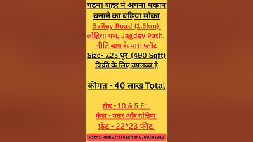 Residential Plot For Sale In Jagdeopath Patna | Plot In Patna | Plot For Sale In Patna | Patna Plots