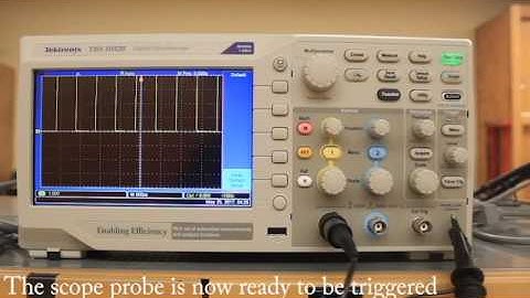 Tektronix Oscilloscope Tutorial - Model 1052B