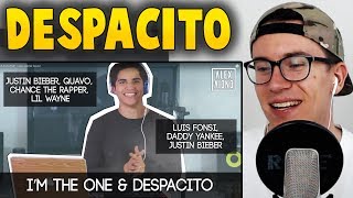 Alex Aiono - Despacito and I'm the One by Justin Bieber, Luis Fonsi REACTION