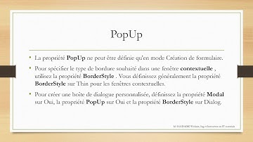 PopUp Formulaire Access
