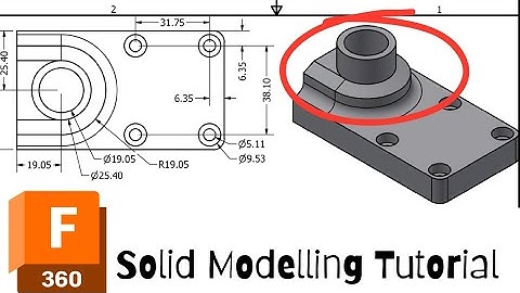 AutoDesk Fusion | Tutorial -5 | 3D Modeling 