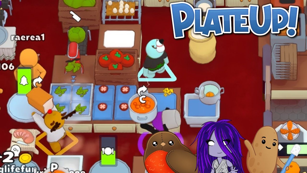 The Rubber Band Lady! Trio Food Card Challenge with oiseaur and SheBanshee! PlateUp!