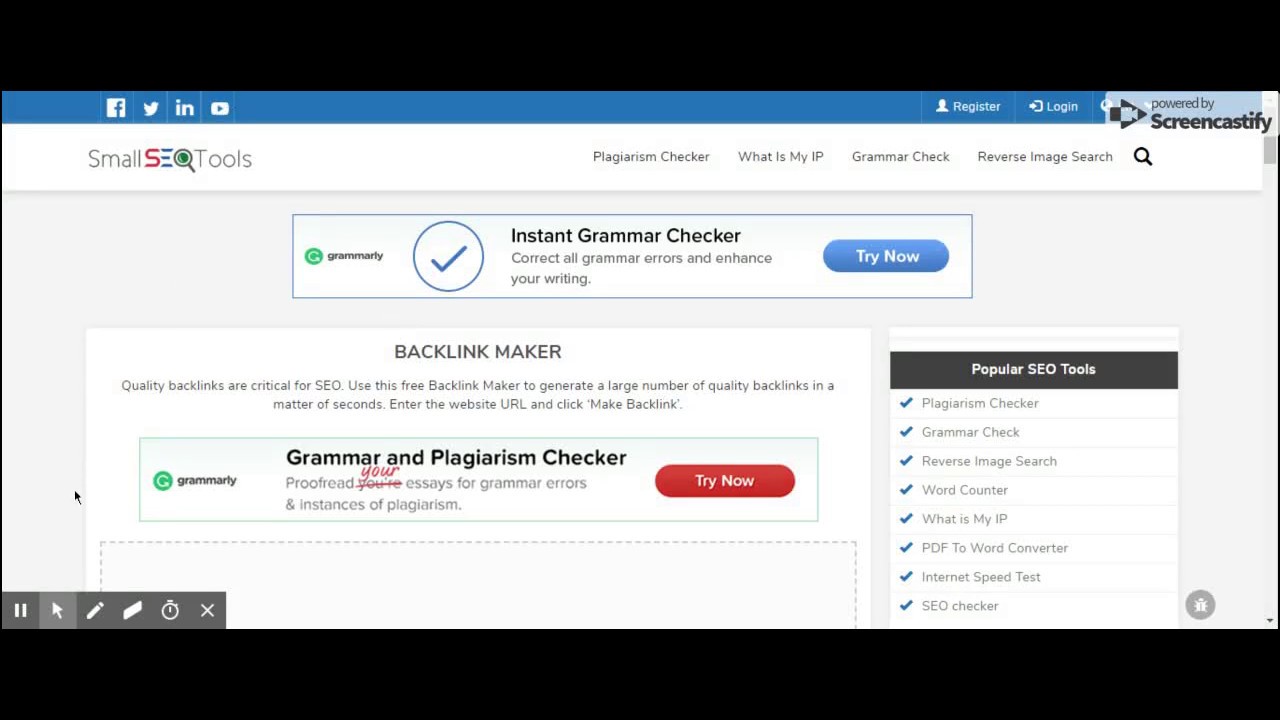Create Backlinks Using Backlink Generator Tool - YouTube