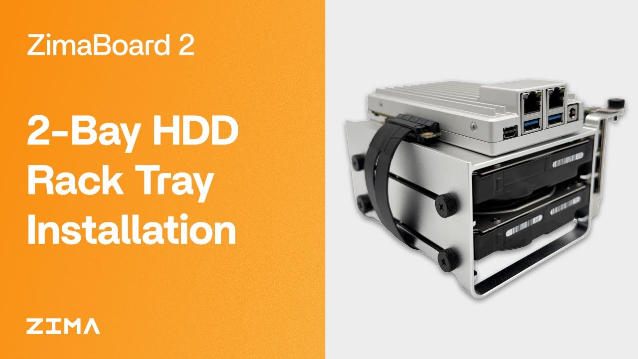 2-Bay HDD Rack Tray | ZimaBoard 2 NAS Mount - Zima – Zima Store Online