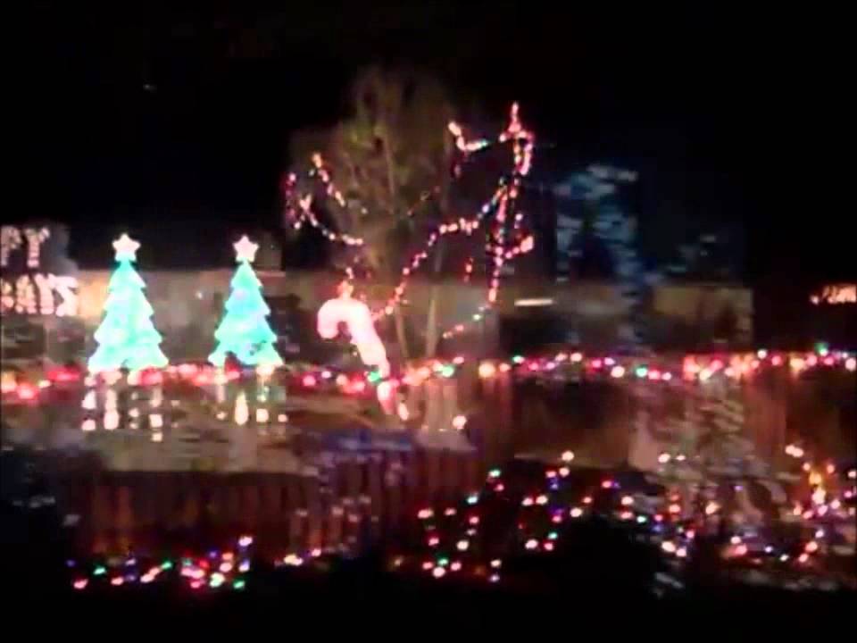 visits Candy Cane Lane in Woodland Hills YouTube