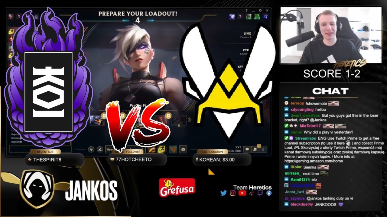 TH JANKOS about KOI vs VIT!