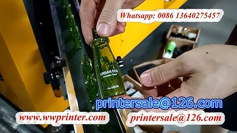 Triangle PET Cosmetic Bottle Auto Screen Printer CNC03