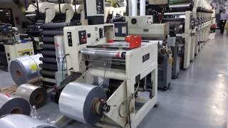 Comco ProGlide 8-Colour Roll-to-Roll Flexographic Web Printing Press For Sale