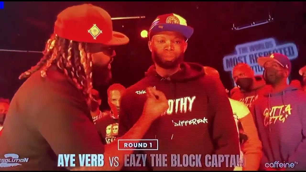 Eazy The Block Captain Vs Aye Verb Aye Verb Snappin vs Eazy The Block Captain - YouTube