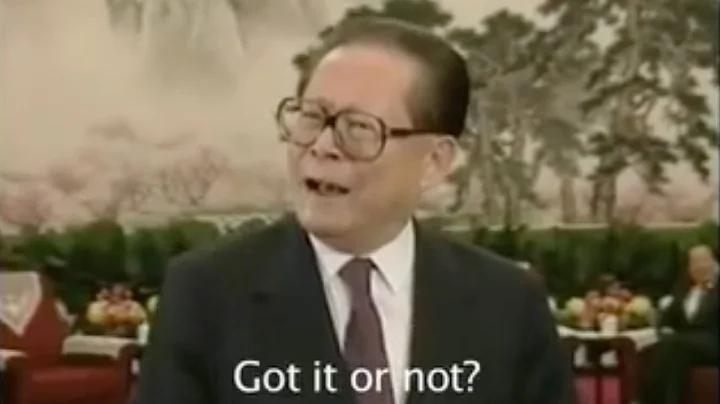 Jiang Zemin lectures Hong Kong reporters at press conference in 2000 - DayDayNews