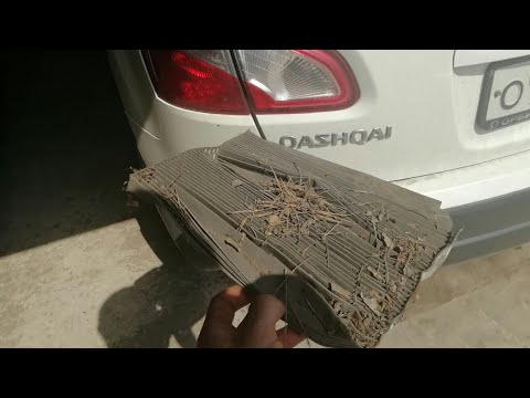 Замена салонного фильтра Nissan Qashqai 2013 #Tutorial