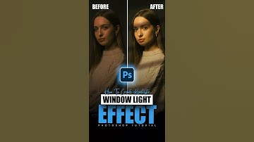 Create Realistic Window Light in Photoshop! 🔥 | #photoshoptips