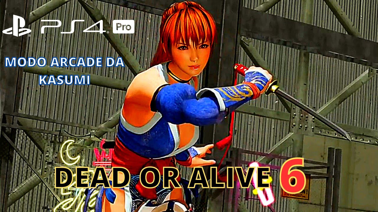 DEAD OR ALIVE 6 - Modo Arcade Kasumi [PT-BR]!!! PS4 PRO