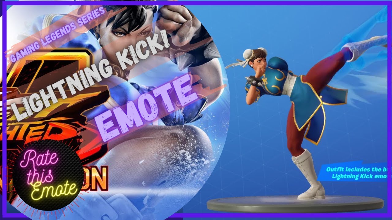 LIGHTNING KICK! EMOTE [GAMING LEGENDS SERIES] EMOTE FORTNITE