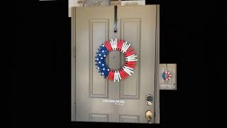 DIY USA Wreath Stars & Stripes