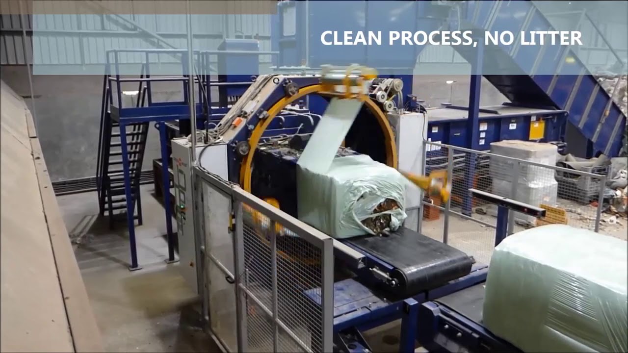 Ambalare Automata Baloti Deseuri ♻️ - Solutie IHOPEReal