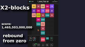 1,465,503,000,000 score with diamonds in X2 blocks part 5 - Merge Numbers 2048 Block Puzzle