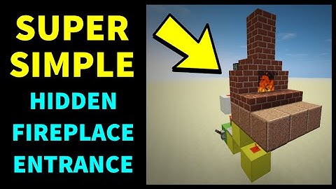 SUPER SIMPLE Hidden Fireplace Entrance Tutorial [Compact]