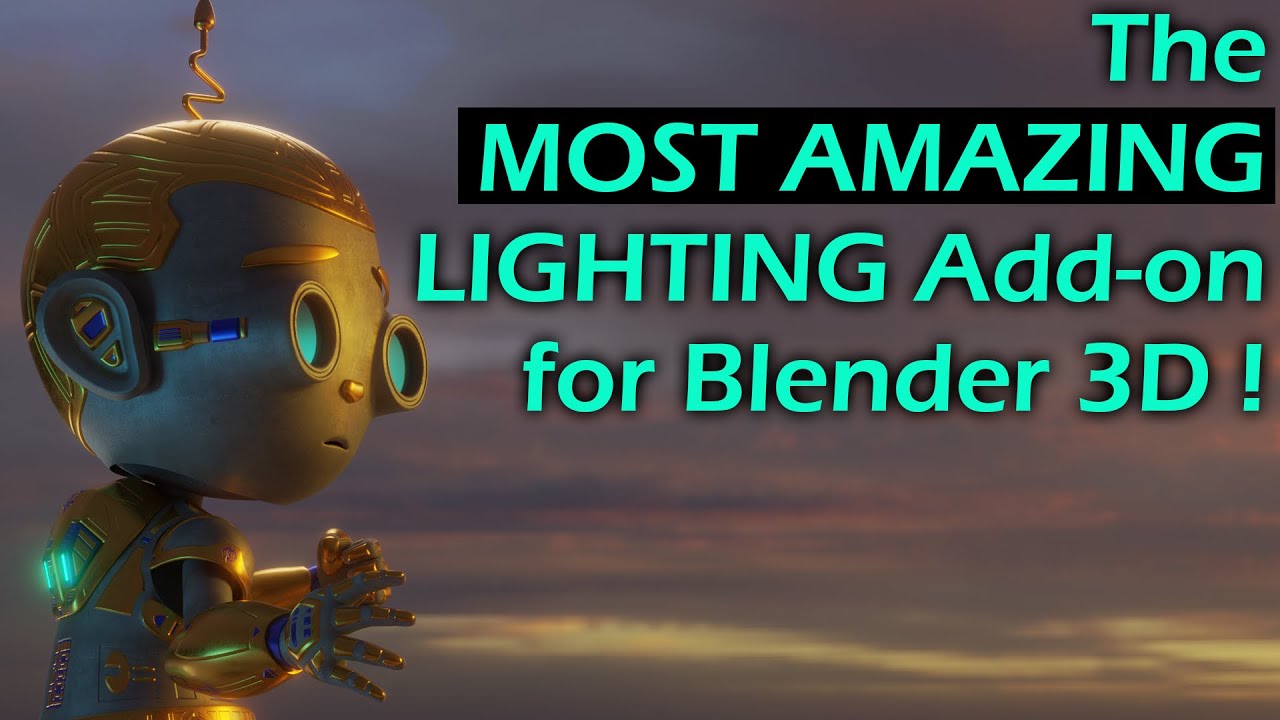 Most Amazing Lighting Add On For Blender 2 9 Youtube Blender Video Game Development Ads