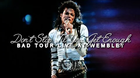 Michael Jackson – Don't Stop Til' You Get Enough (Bad Tour Live At Wembley 1988)