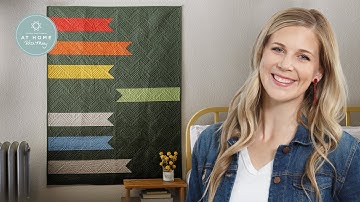 Make a "Travel Posts" Quilt with Misty Doan on At Home With Misty (Video Tutorial)