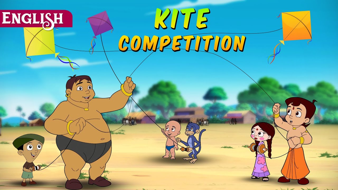 Chhota Bheem   Dholakpurs Kite Competition  Flying Festival Video for Kids in English