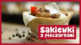 Sakiewki z pieczarkami na tortilli | Smaczne-Przepisy.tv