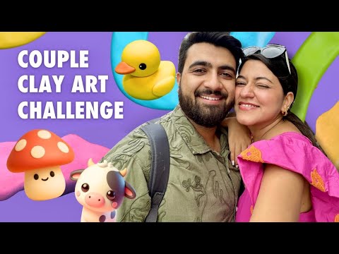 Me vs Him 😱 Let’s See Who Wins? Clay Date Couple Challenge 🥵