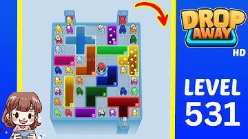 Drop Away Level 531 Solution Walkthrough