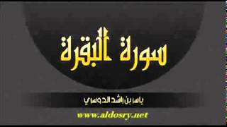 قراءه شجية لسورة البقرة -   ياسر الدوسري