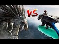 how to train your dragon 2 the final fight فيلم تنانين فرسان قرية بيرك الجزء 2 ابو سن ضد تنين الالفا