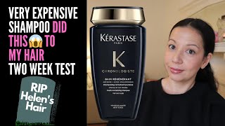 HAIR DAMAGE SUFFERER REVIEWS KERASTASE CHRONOLOGISTE SHAMPOO: A TWO WEEK TEST WITH A SHOCKING RESULT