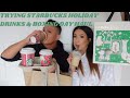 We are telepathic! | Trying Your Starbucks Holiday Drink Recommendations &amp; Boxing Day Haul