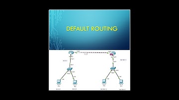 Default routing using cisco packet tracer #ccna #networking #routing #confirguration