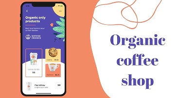 Organic coffee shop - Flutter UI - speed code