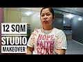 Studio Unit Makeover | 12 Sqm Unfurnished Apartment Makeover Cost | #StayHome #WithMe