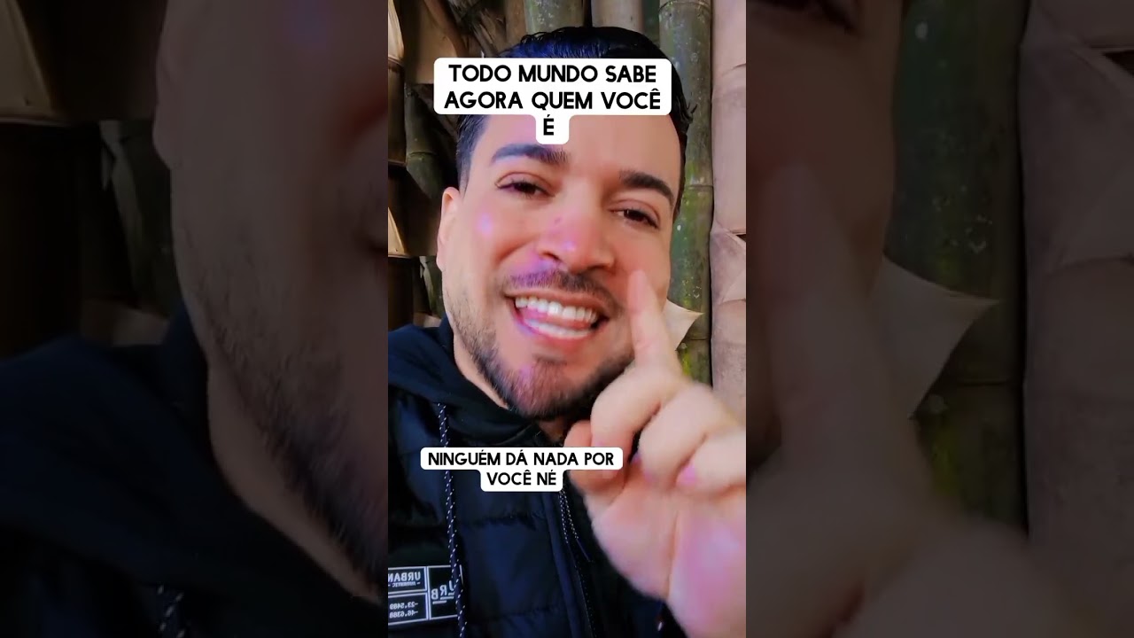 Todo mundo sabe agora quem você é 