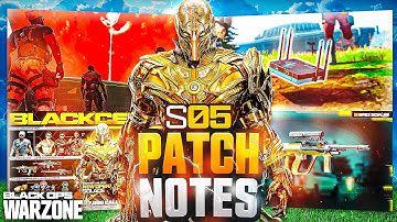 WARZONE: Full SEASON 5 UPDATE PATCH NOTES!