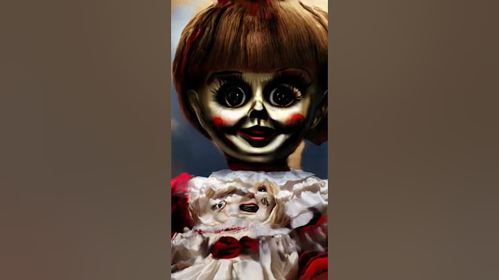 creepy Annabelle doll transformation😱 #annabelle #scary #doll #bhoot #horror #viral #status #ai_art