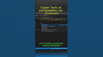 Copiar Texto Con Javascript  #javascriptdesdecero #aprendejavascript #cursodejavascript