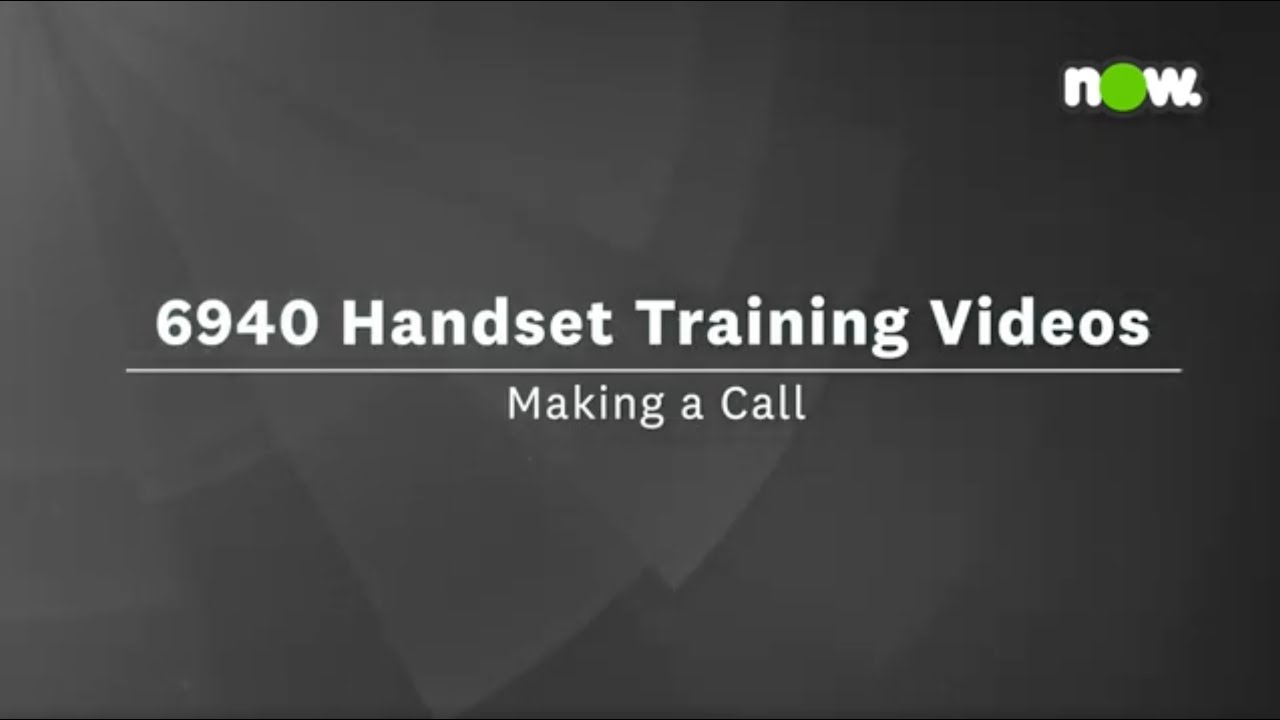 4. Mitel 6940 Tutorial - Making a Call - YouTube