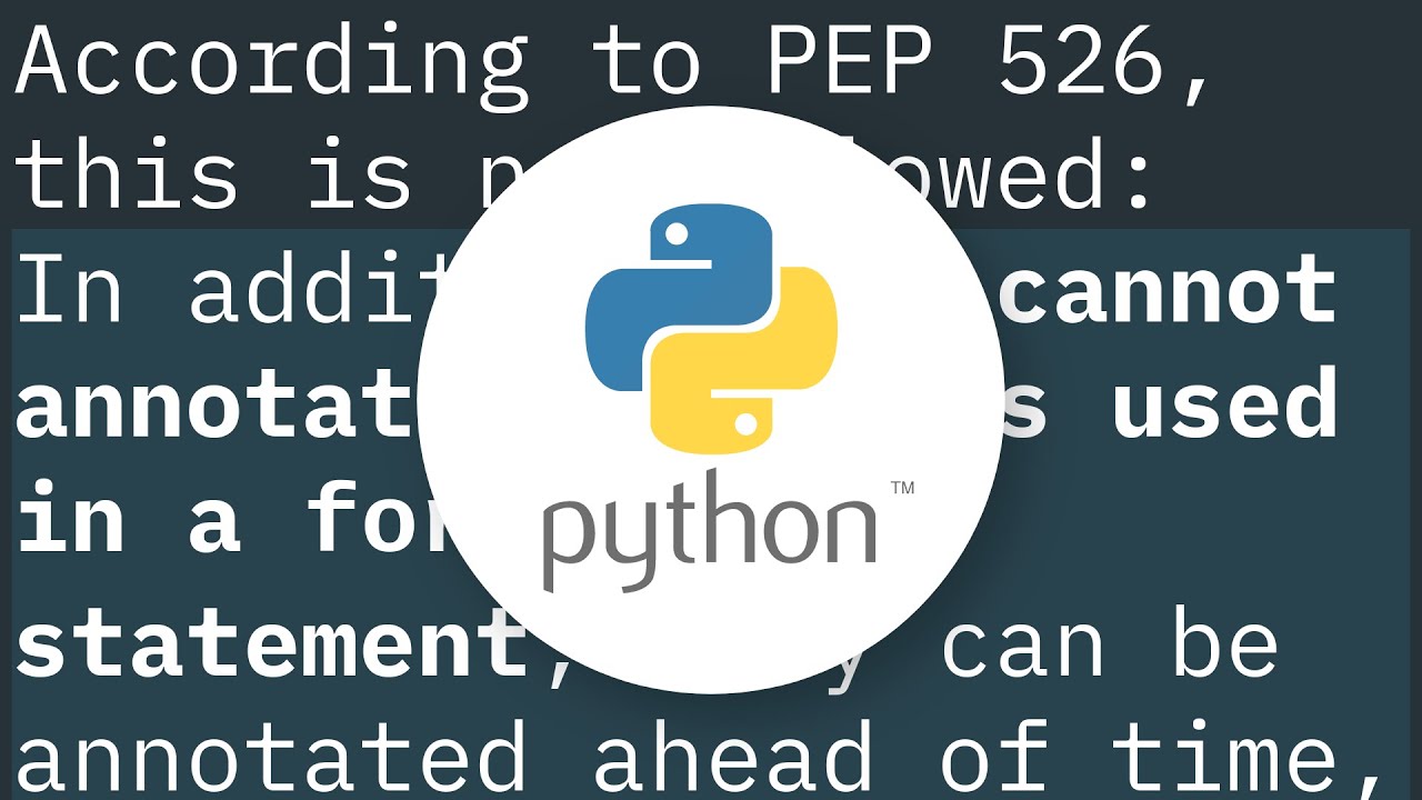 How do I annotate types in a for-loop?