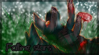 Falling stars- wolf [speed paint]