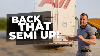 How to SAFELY Back Up  a Moving Semi Truck Trailer - Tips & Tricks! by Yuri Kuts 788 views 2 years ago 3 minutes, 39 seconds
