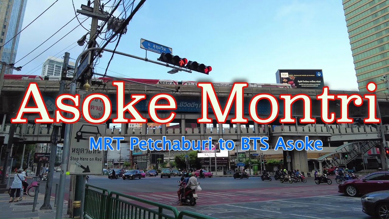 Asoke Montri Rd. / Sukhumvit 21 (April 2022) - Walking Through - Bangkok City View