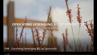 Phb - Oprichting Biz Op Spoorzicht, Nieuw Vennep
