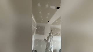 spray ceiling ! Paint Your Ceiling FAST With This Pro Technique ! How to spray primer