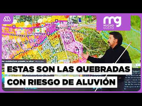 These are the ravines with the highest risk of mudslides in Santiago | Mucho Gusto